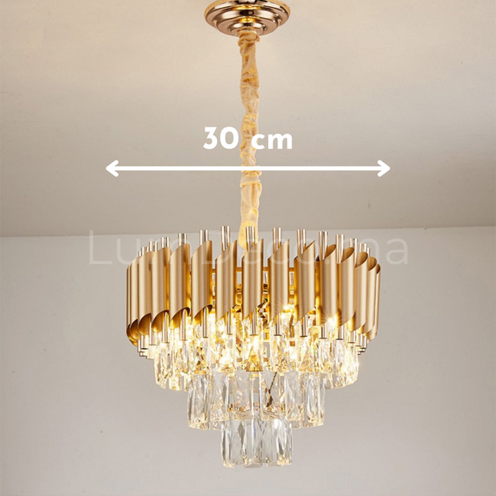 Lustre cristal ANDALUS GOLD TR029