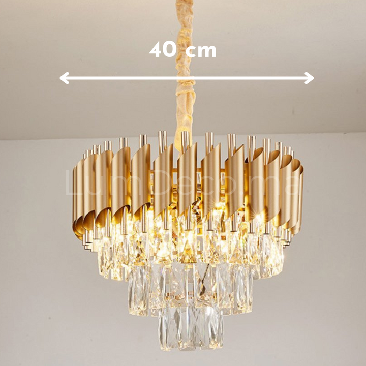 Lustre cristal ANDALUS GOLD TR029