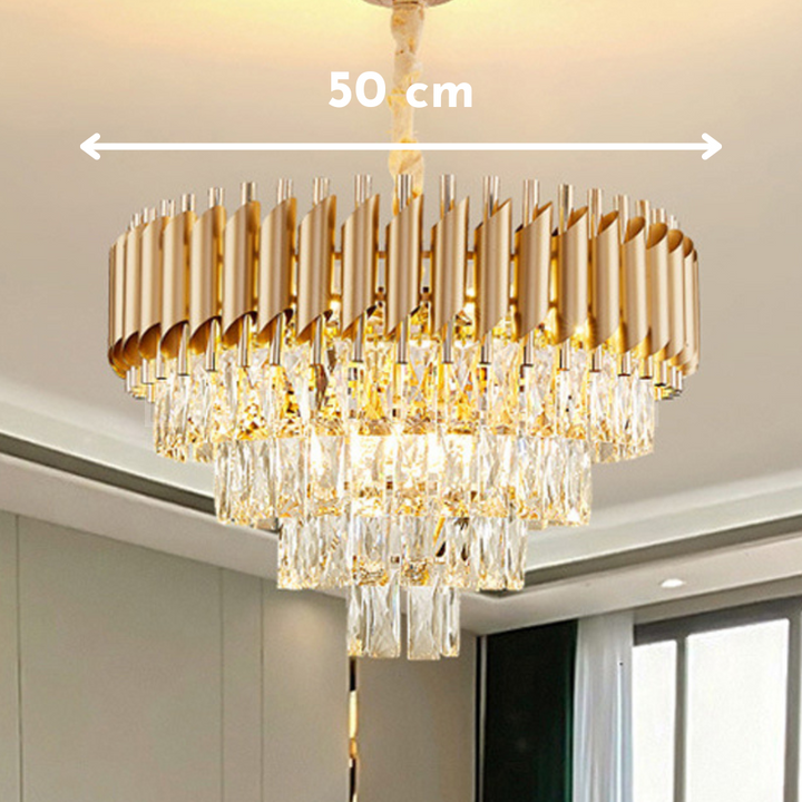 Lustre cristal ANDALUS GOLD TR029