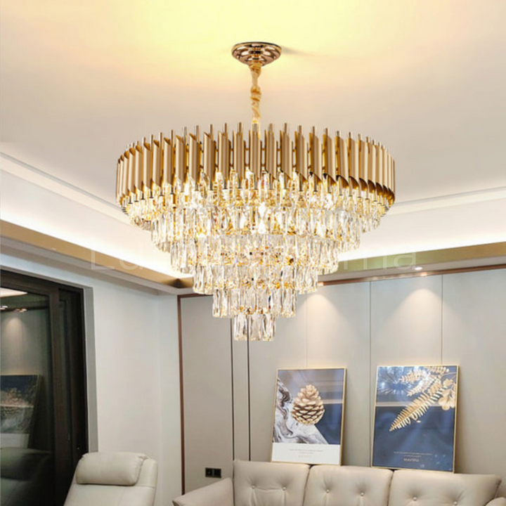 Lustre cristal ANDALUS GOLD TR029