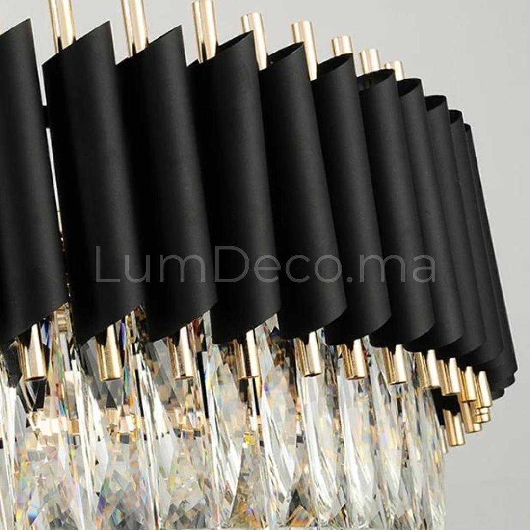 Lustre cristal ANDALUS Black TR021