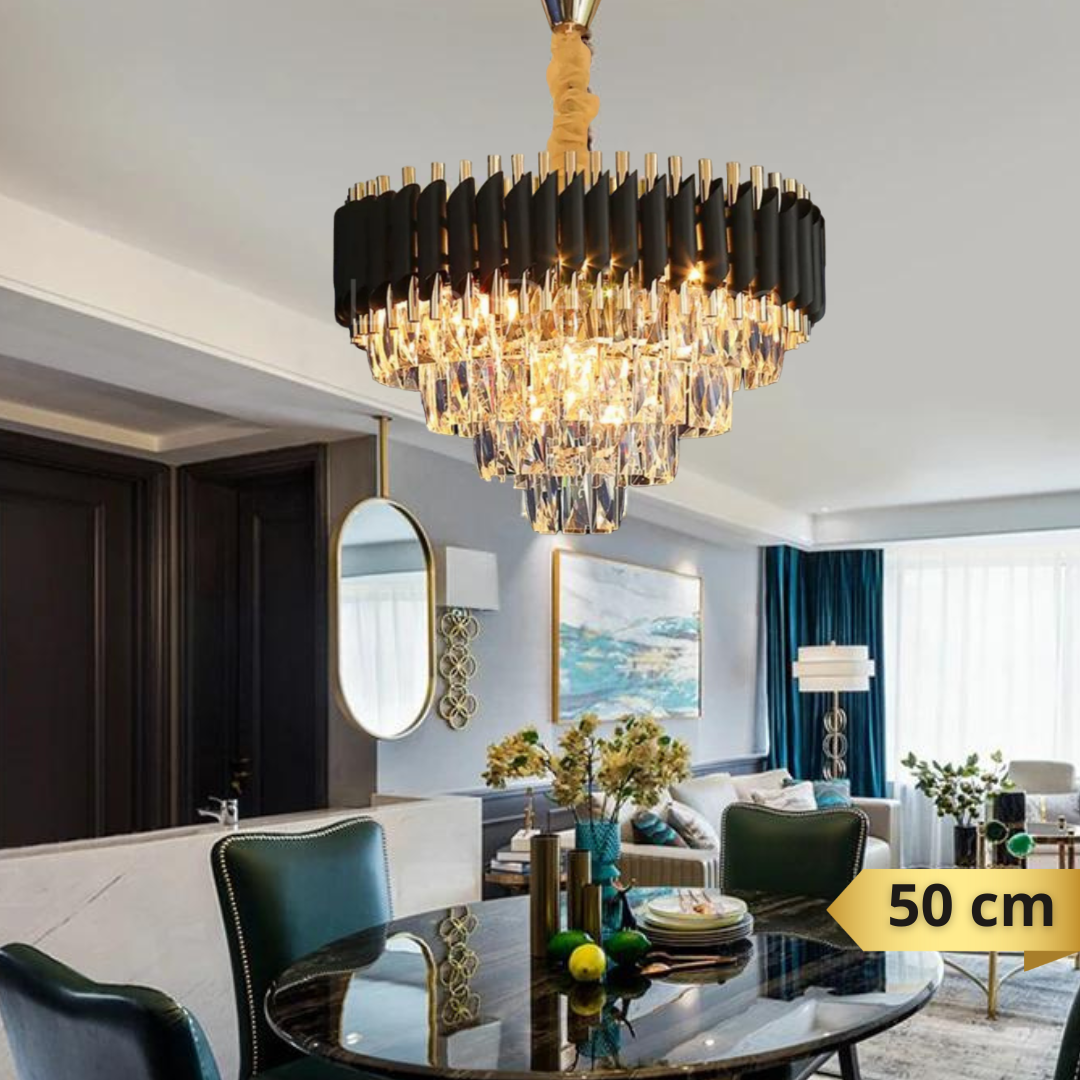 Lustre cristal ANDALUS Black