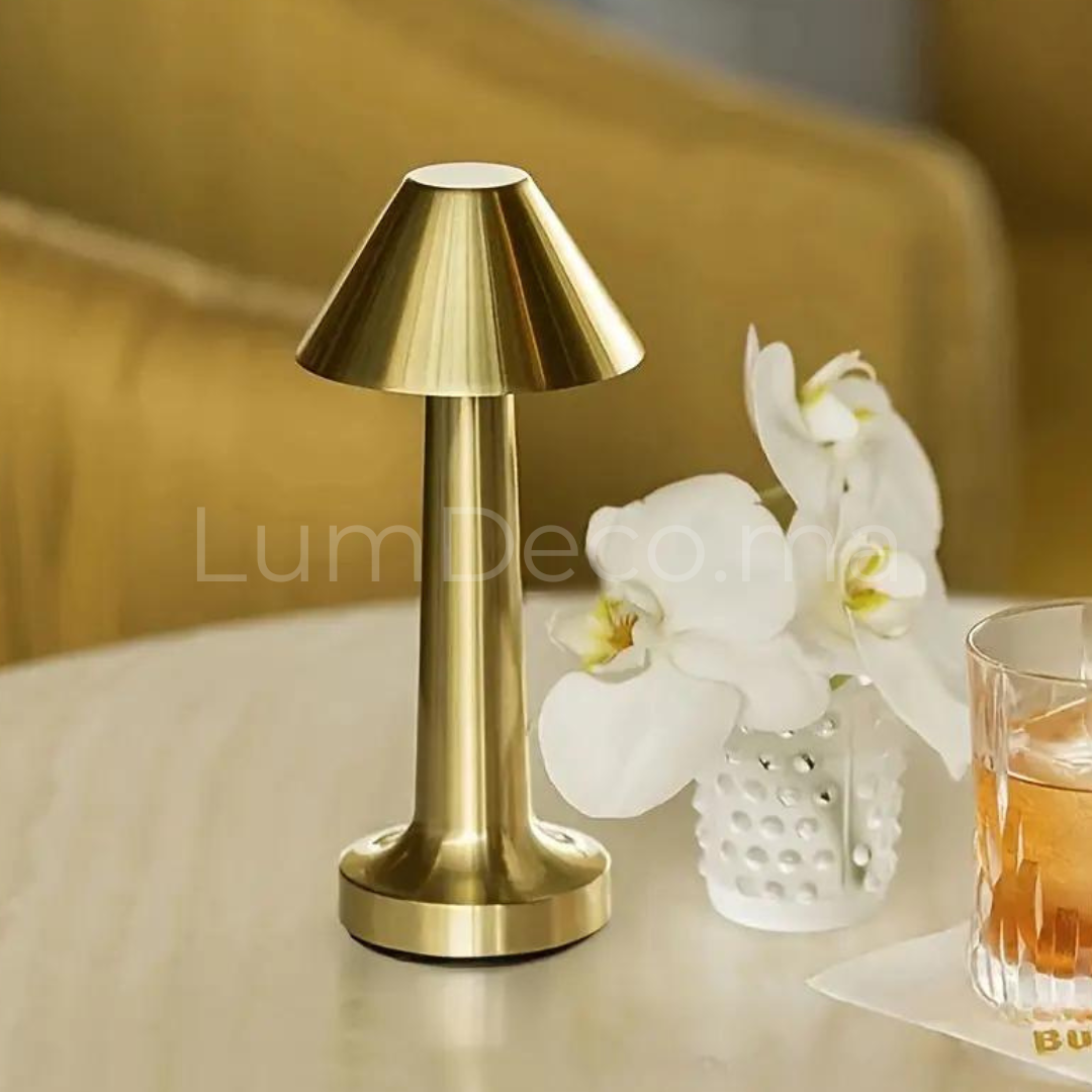 Lampe de table  DELI GOLD rechargeable AB108