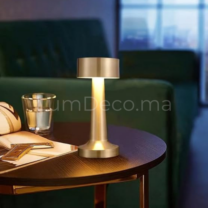 Lampe de table PERLA GOLD rechargeable