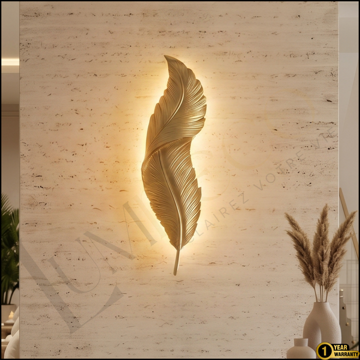 Applique Murale PLUME DORE- AP056