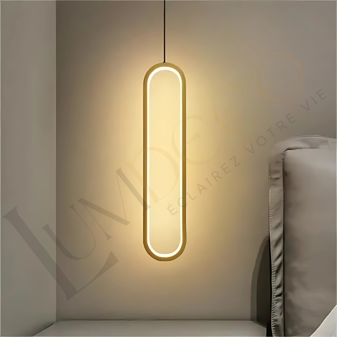 Suspension OVALIGHT Doré SL036