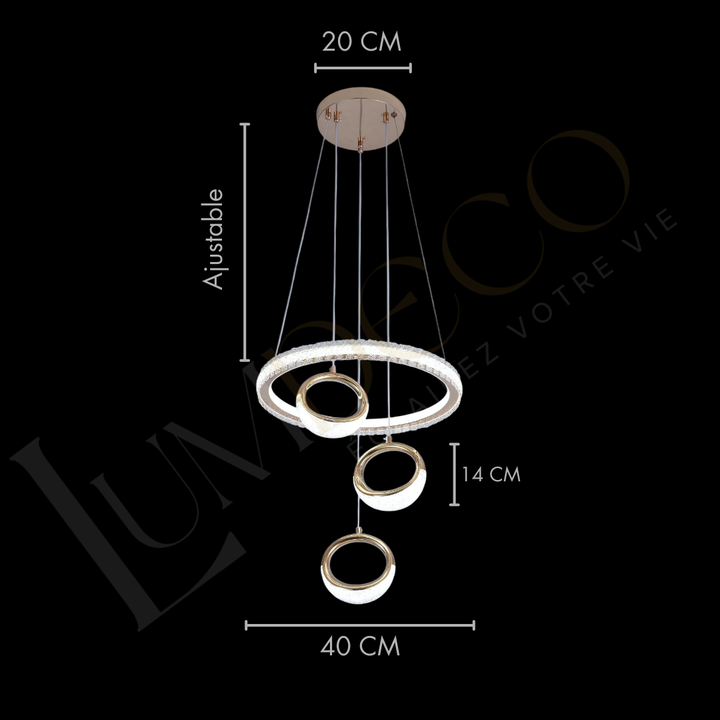 RingoLux – Suspension LED Moderne et Personnalisable SL063