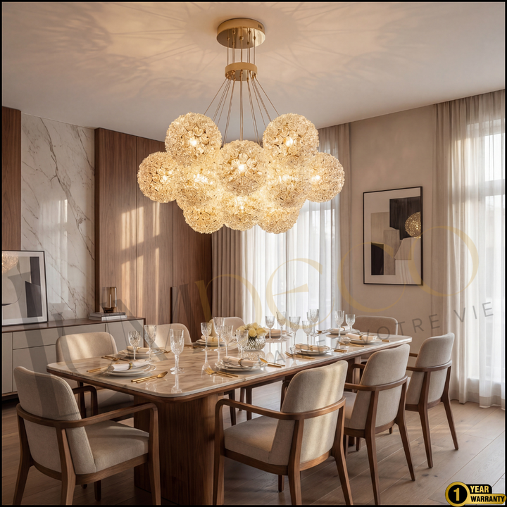 Suspension BOULE DE NEIGE 13 BOULE