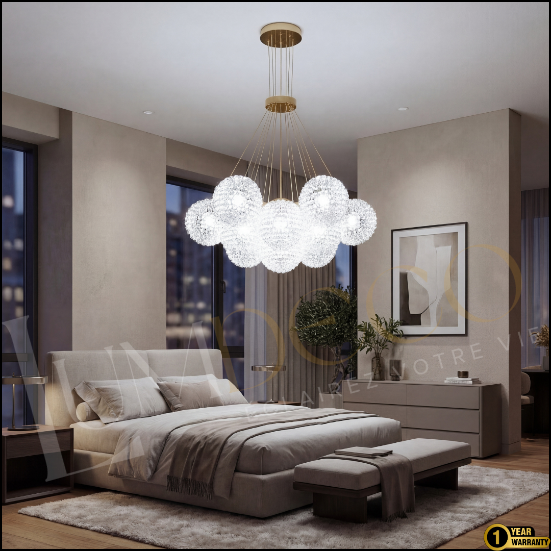 Suspension BOULE DE NEIGE 13 BOULE