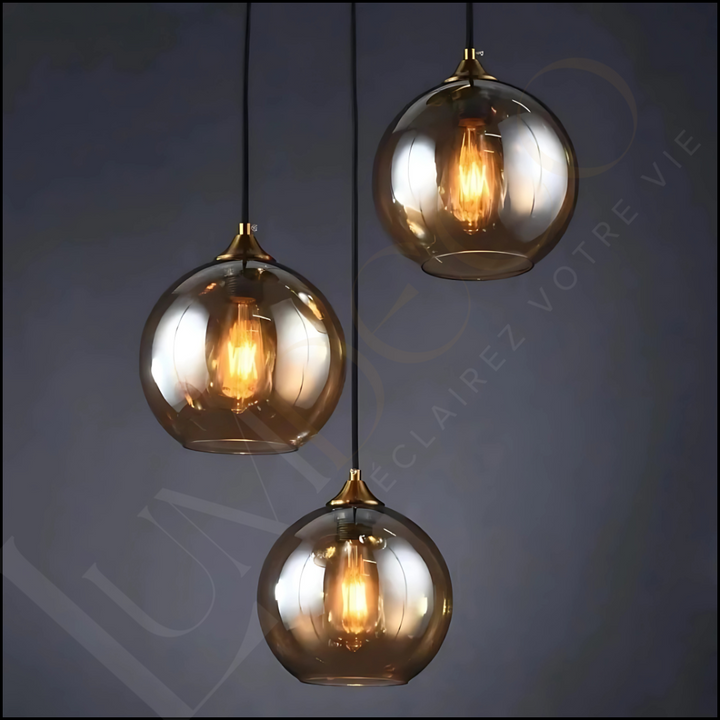 Suspension GLOBE FUMÉ