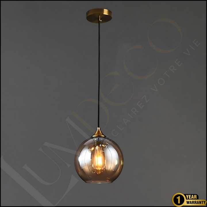 Suspension GLOBE FUMÉ