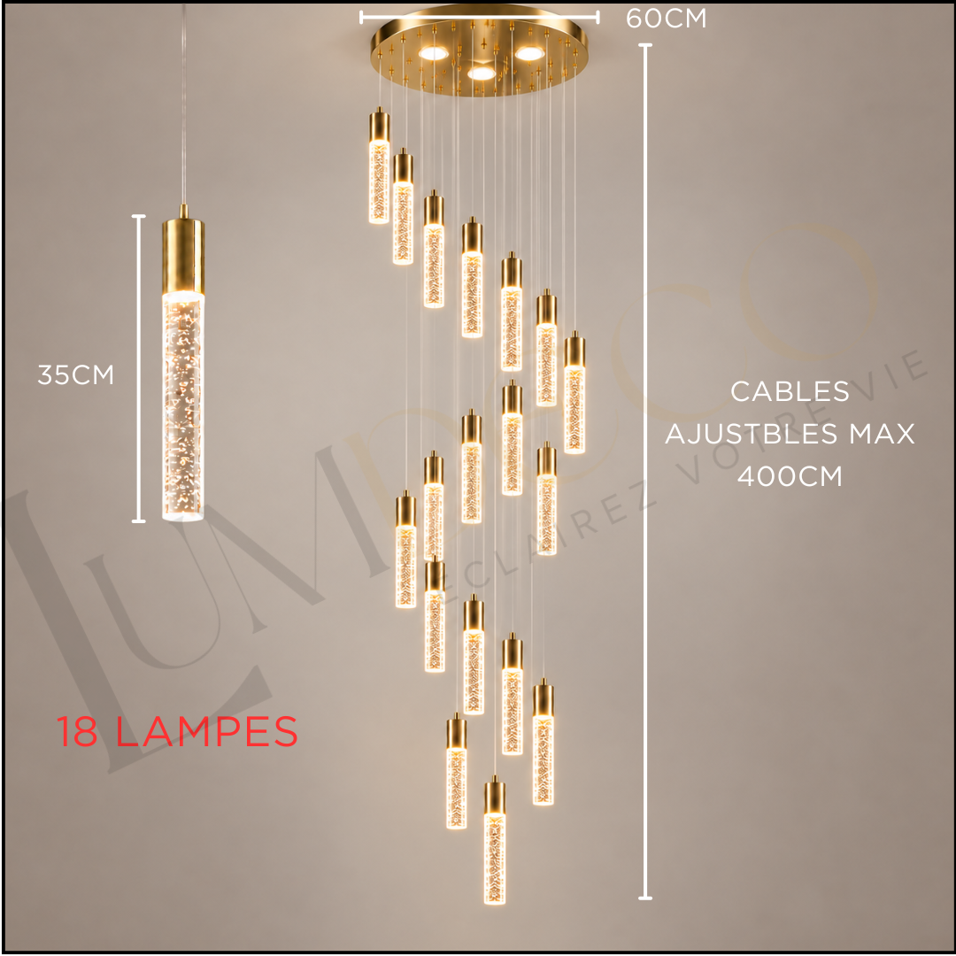 Lustre Suspendu LUMIVERA DORE