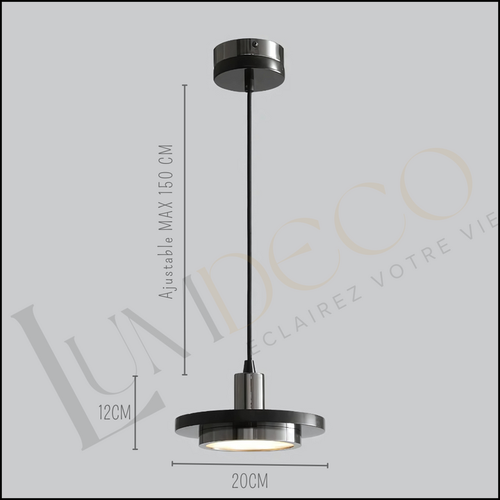 Suspension ASTRIA Marbre Noir - SL121
