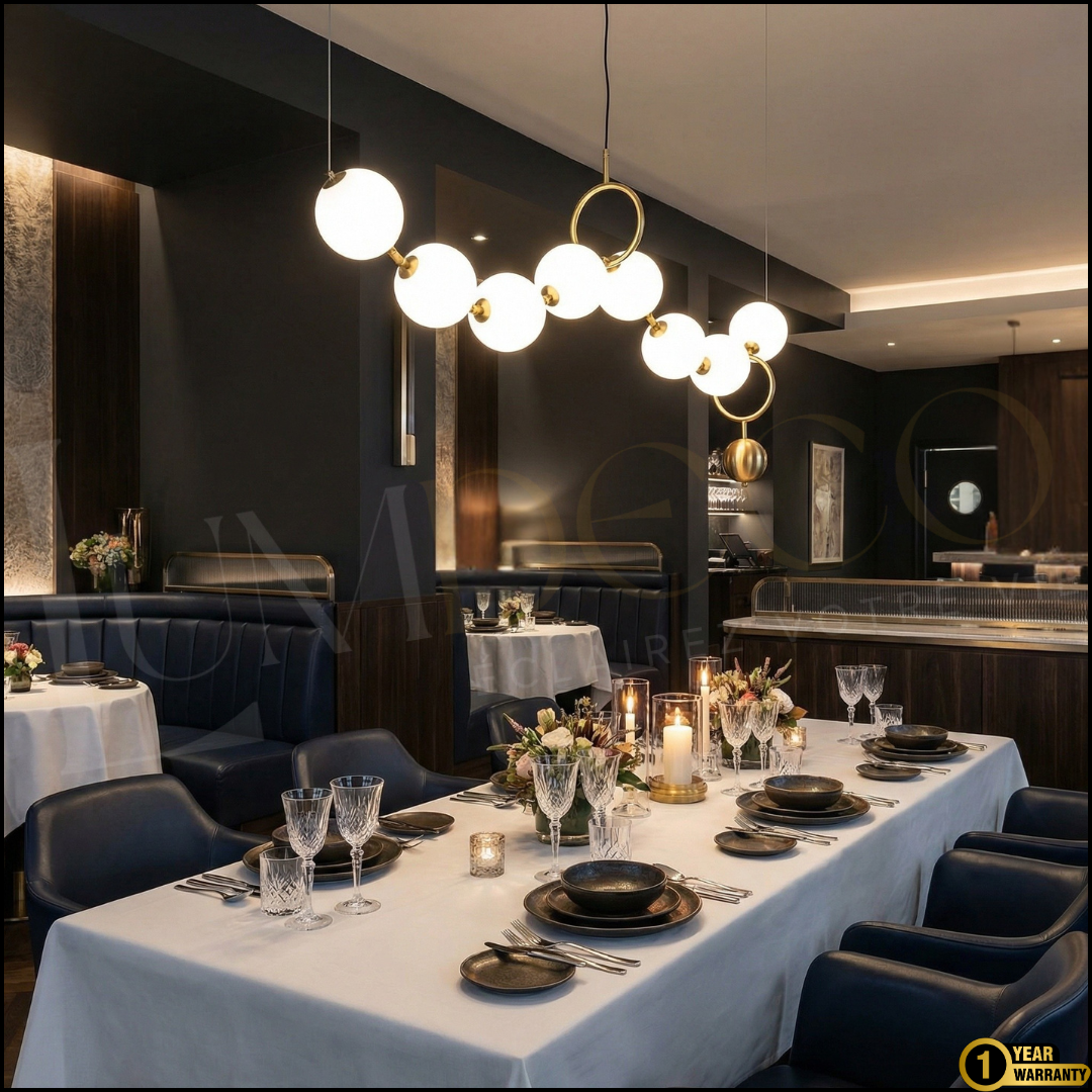 Suspension Sphères Lumineuses