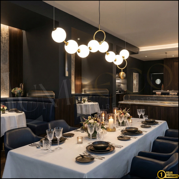 Suspension Sphères Lumineuses