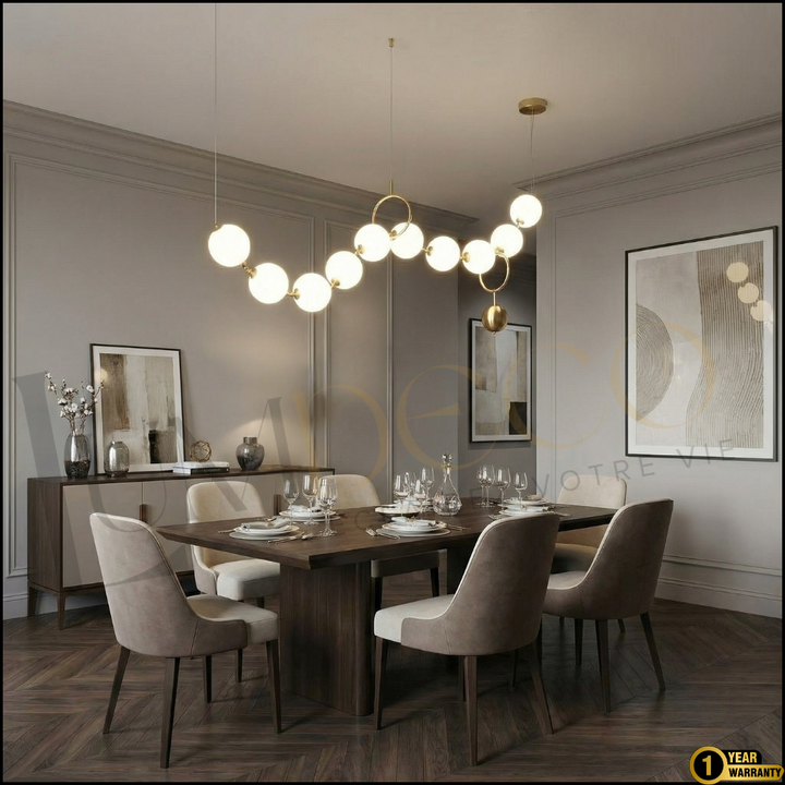 Suspension Sphères Lumineuses