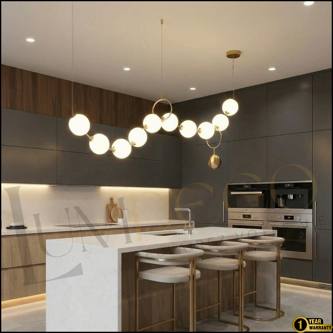 Suspension Sphères Lumineuses