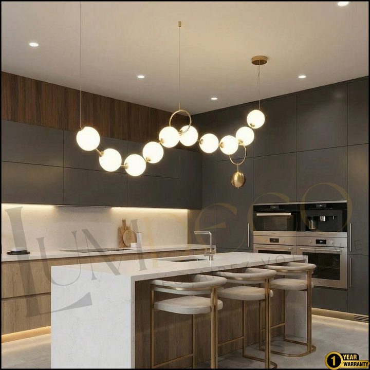 Suspension Sphères Lumineuses