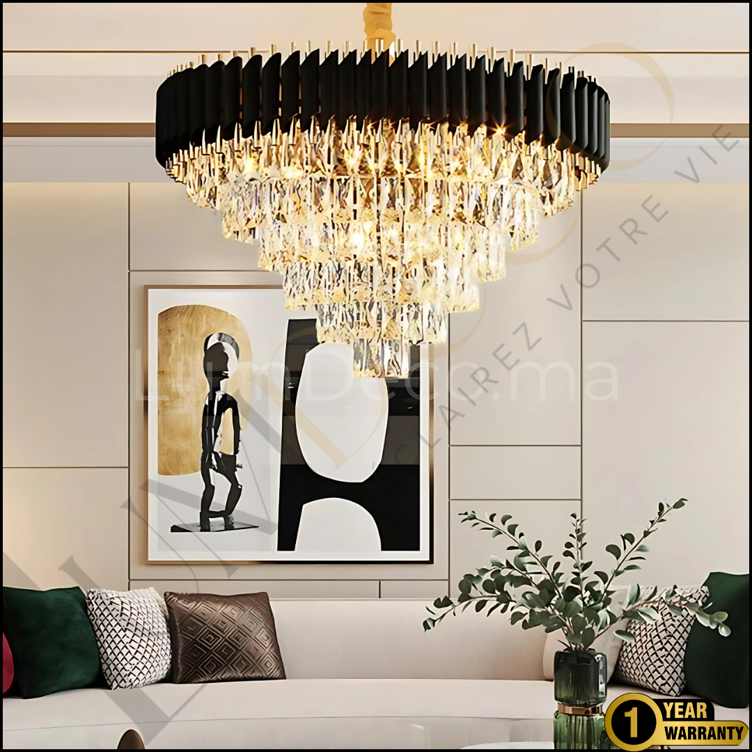 Lustre cristal ANDALUS Black TR021
