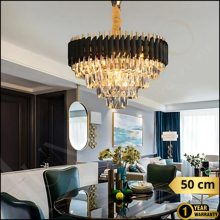 Lustre cristal ANDALUS Black TR021