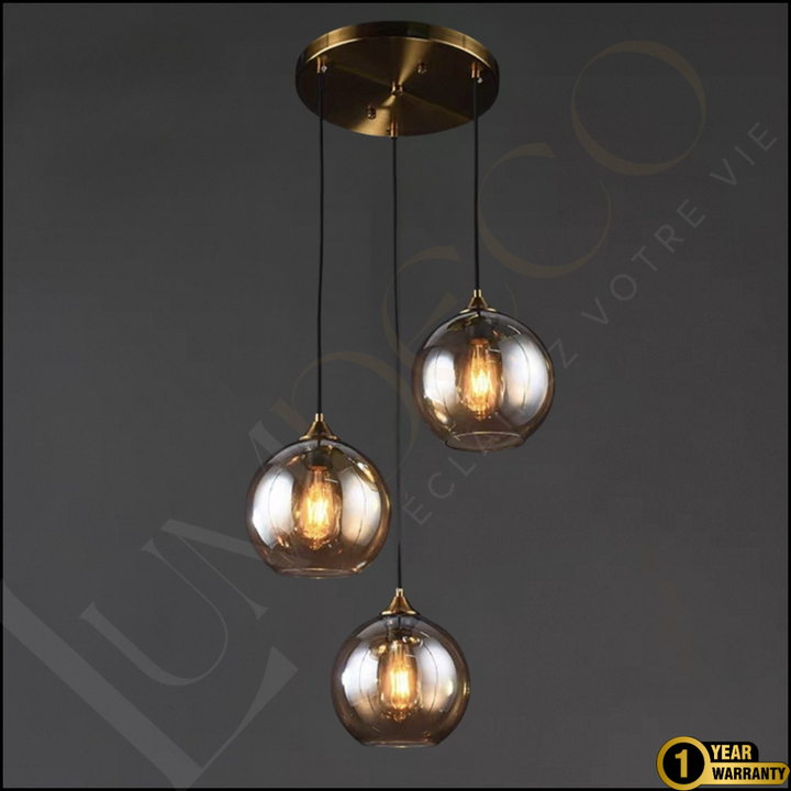 Suspension TRIO GLOBE- SS073