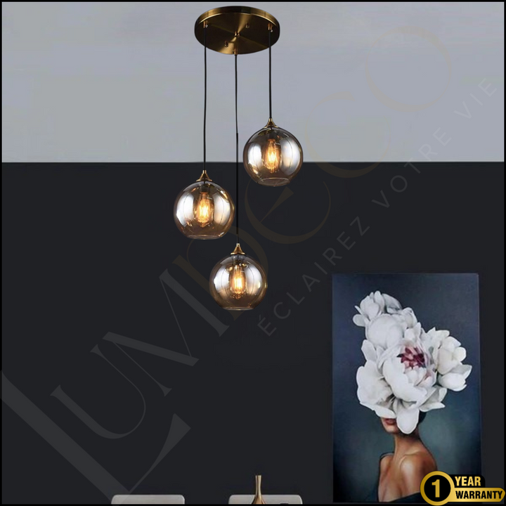 Suspension TRIO GLOBE- SS073