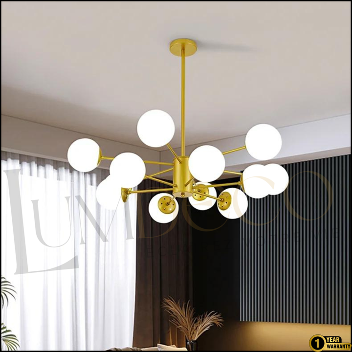 Suspension Vicana 12 Boule Blanche SS019