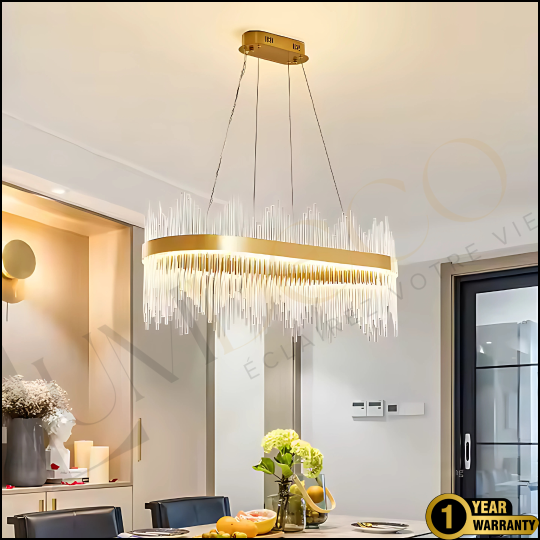 Lustre SUSPENSIA Cristal OVAL