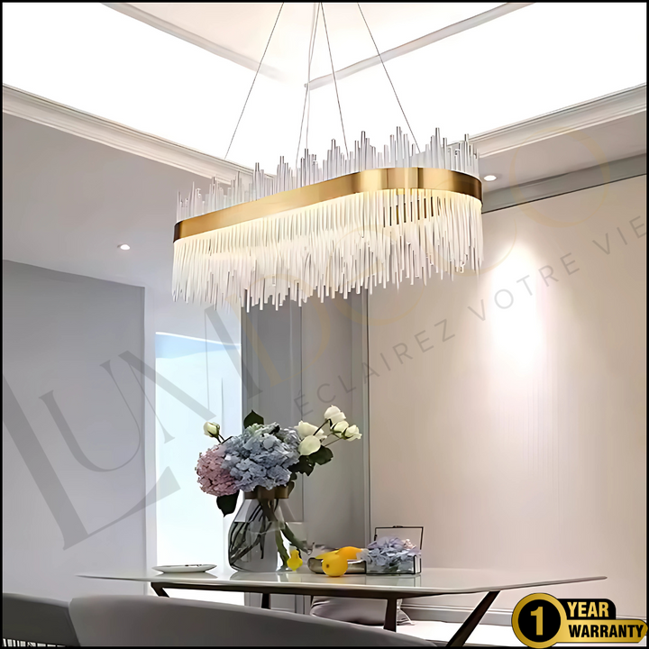 Lustre SUSPENSIA Cristal OVAL