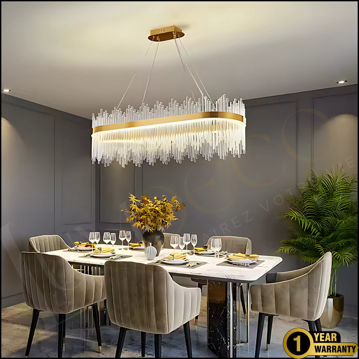 Lustre SUSPENSIA Cristal OVAL