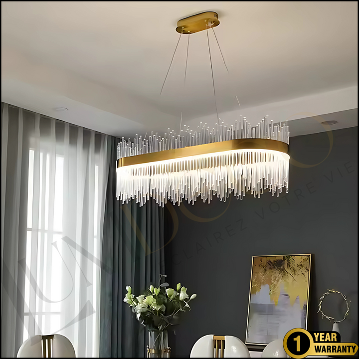 Lustre SUSPENSIA Cristal OVAL
