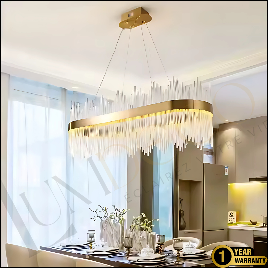 Lustre SUSPENSIA Cristal OVAL