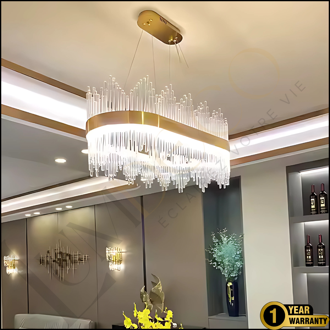Lustre SUSPENSIA Cristal OVAL