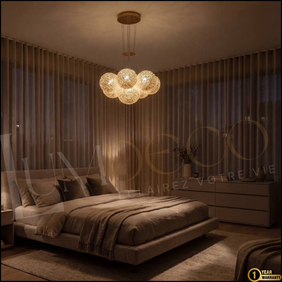 Suspension BOULE DE NEIGE 7 Boules