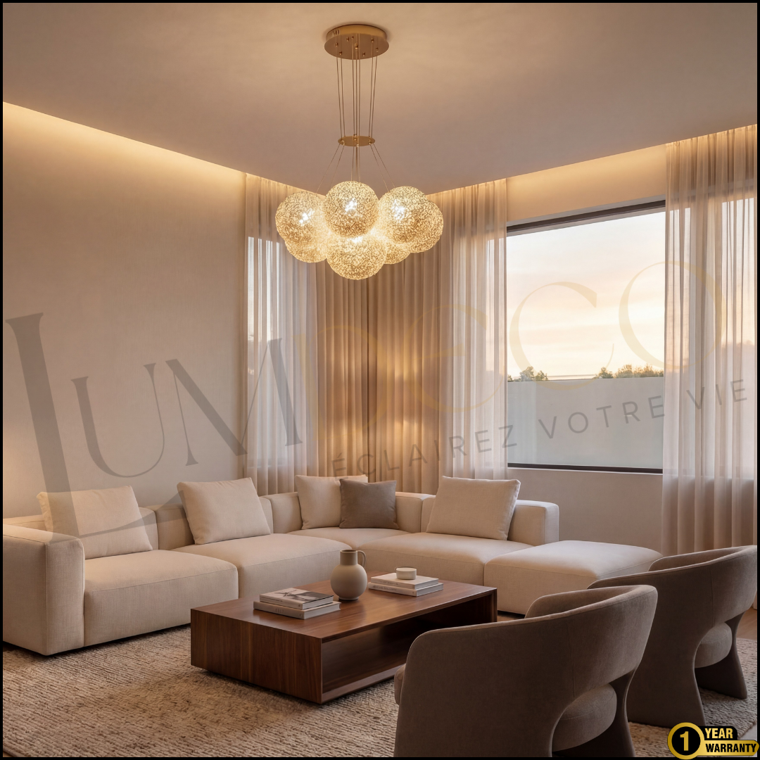 Suspension BOULE DE NEIGE 7 Boules