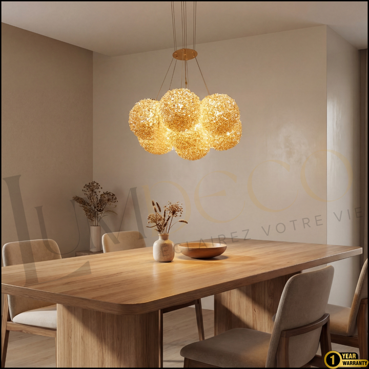 Suspension BOULE DE NEIGE 7 Boules