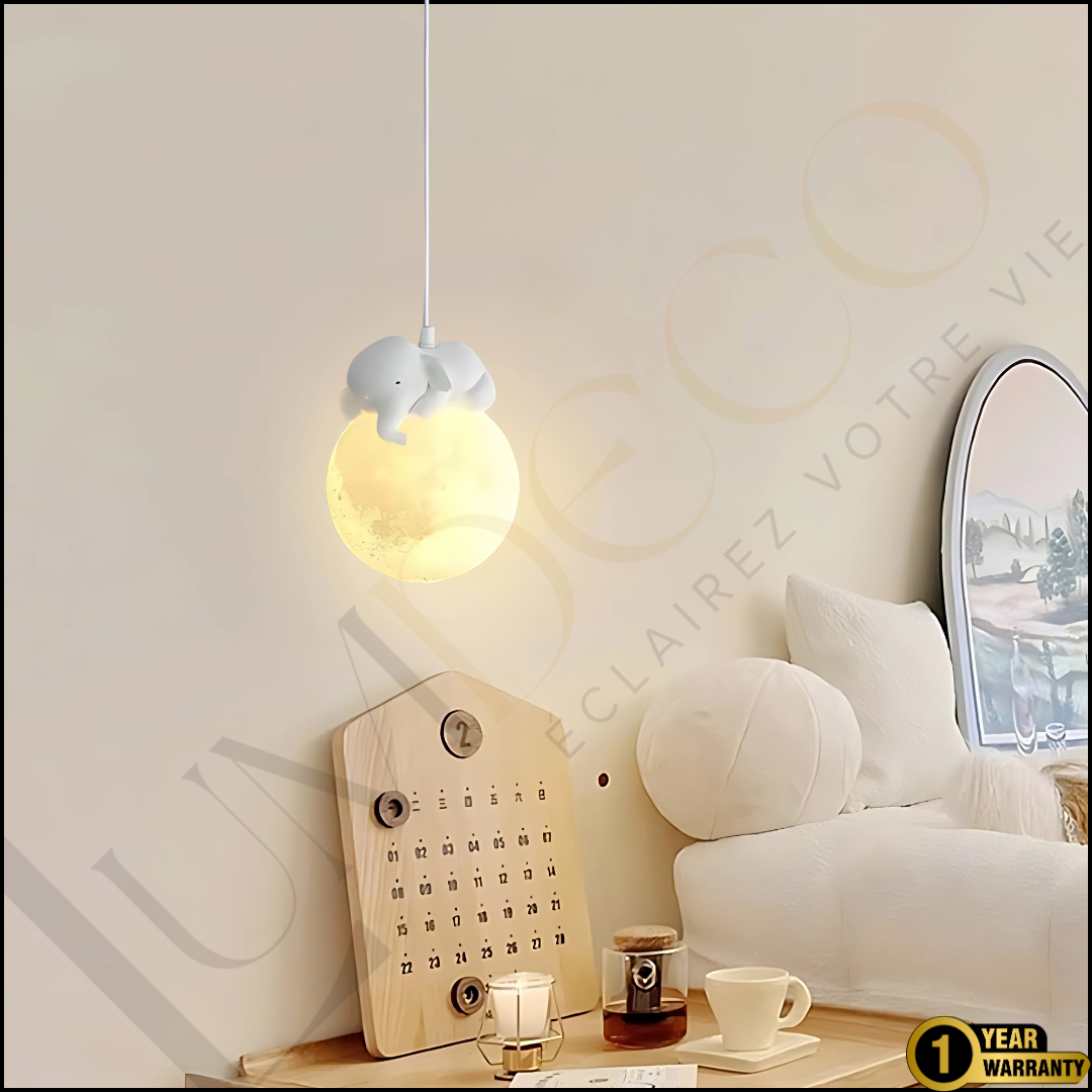 Suspension Éléphant Moon