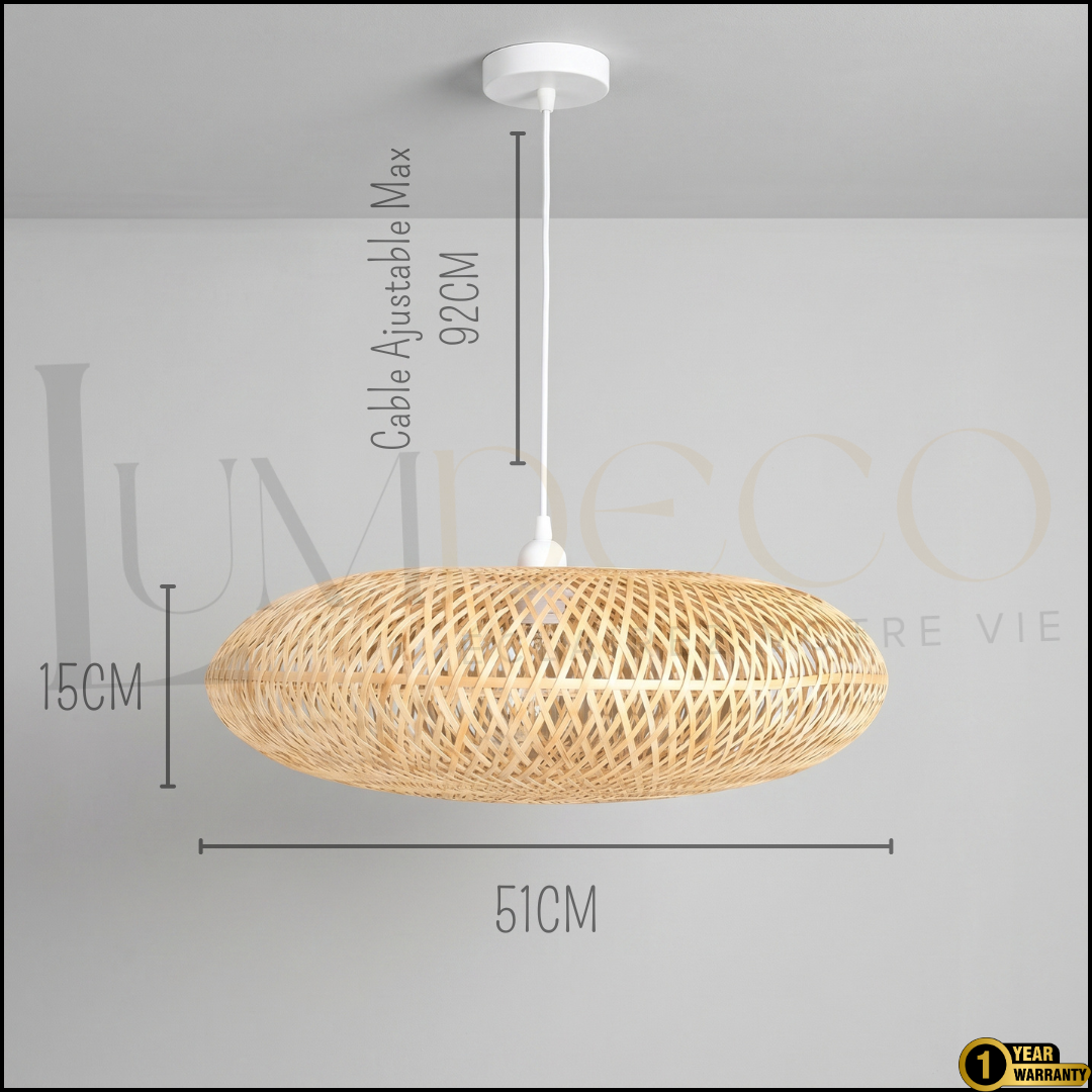 Suspension ZELIA BAMBOU- SS130