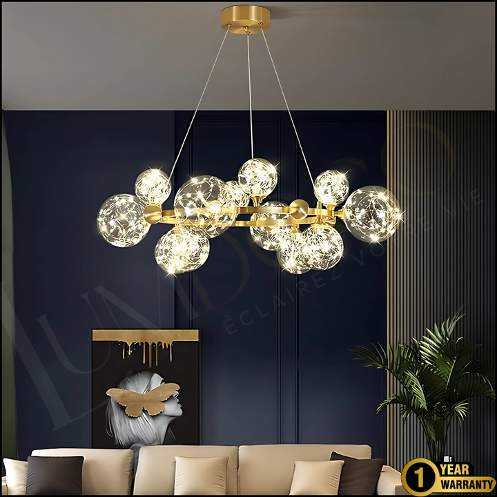 Lustre Suspendue GLORIANA ROND- SL125