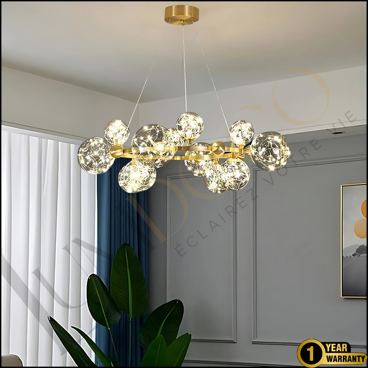 Lustre Suspendue GLORIANA ROND- SL125