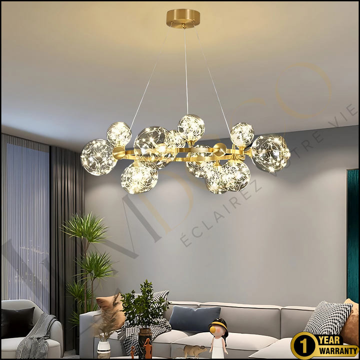 Lustre Suspendue GLORIANA ROND- SL125