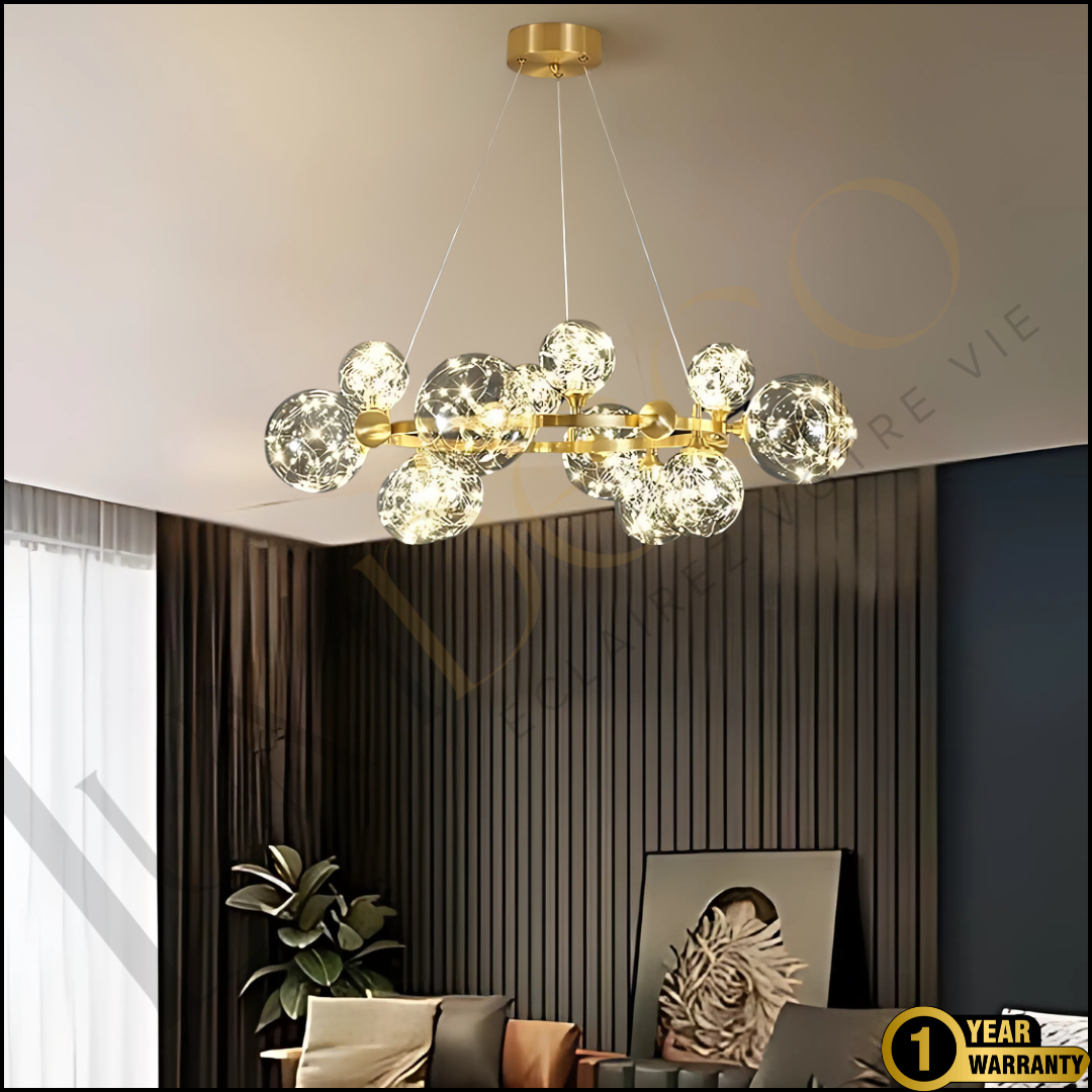 Lustre Suspendue GLORIANA ROND- SL125