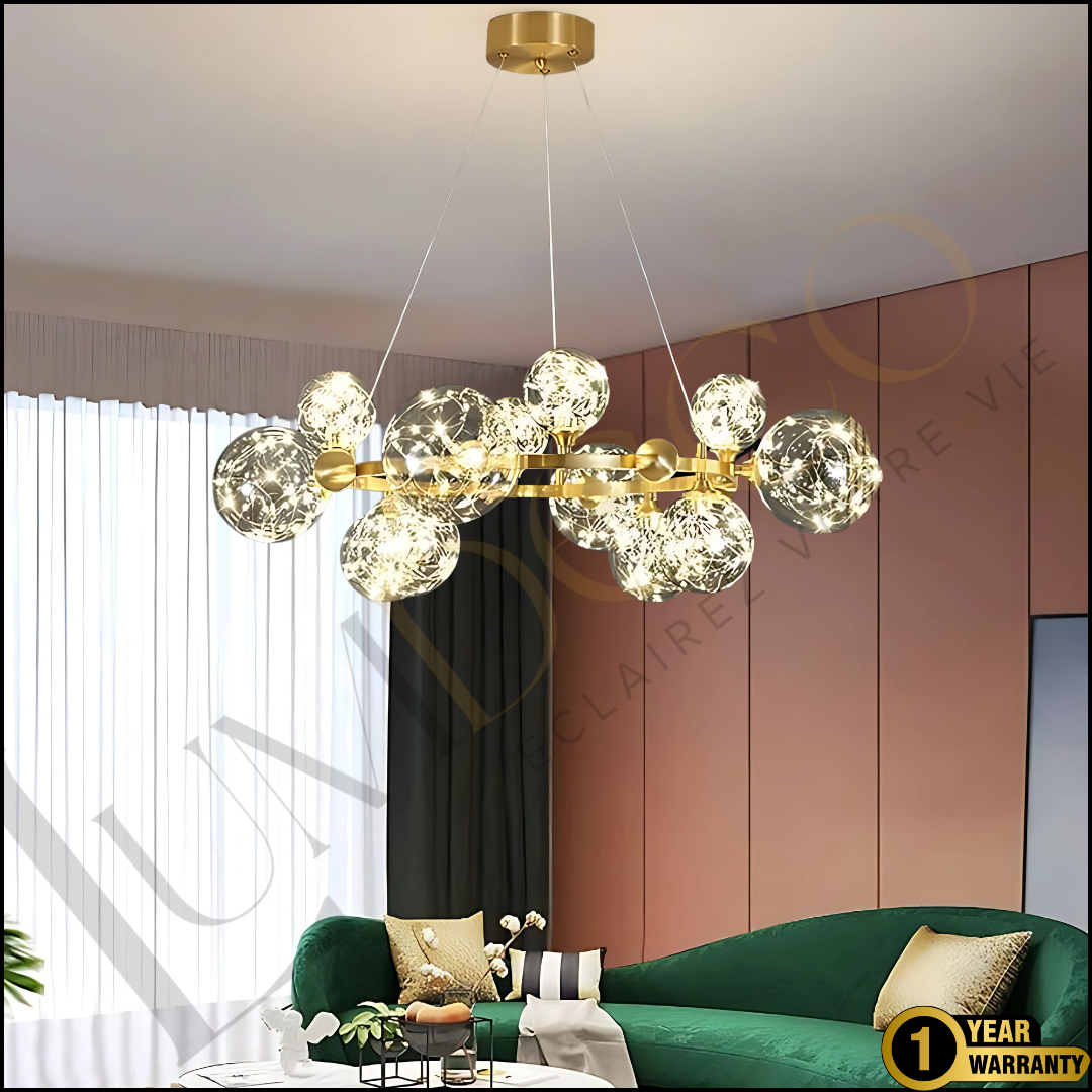 Lustre Suspendue GLORIANA ROND- SL125