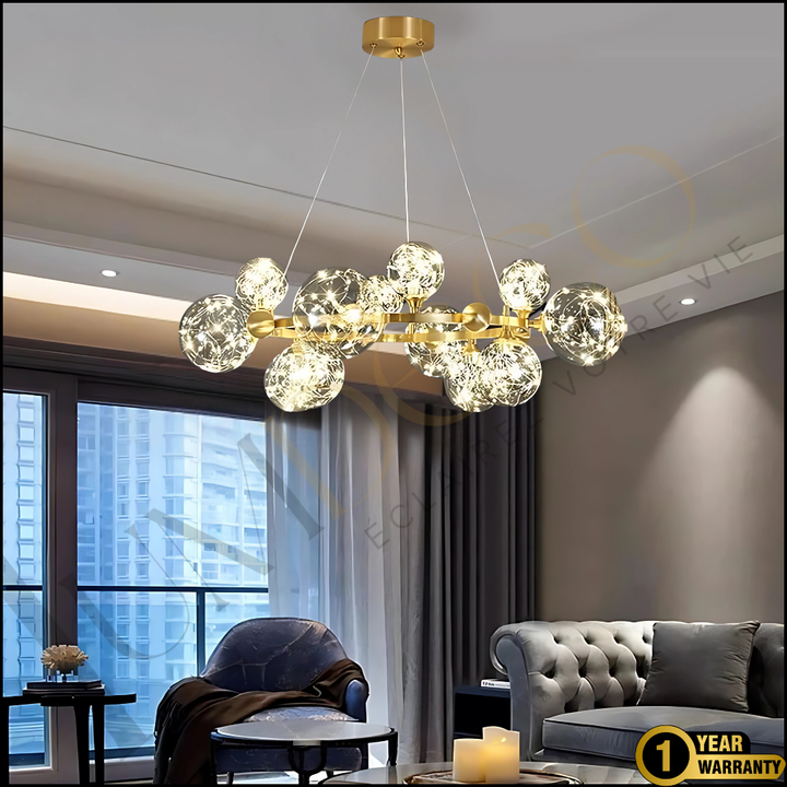 Lustre Suspendue GLORIANA ROND- SL125