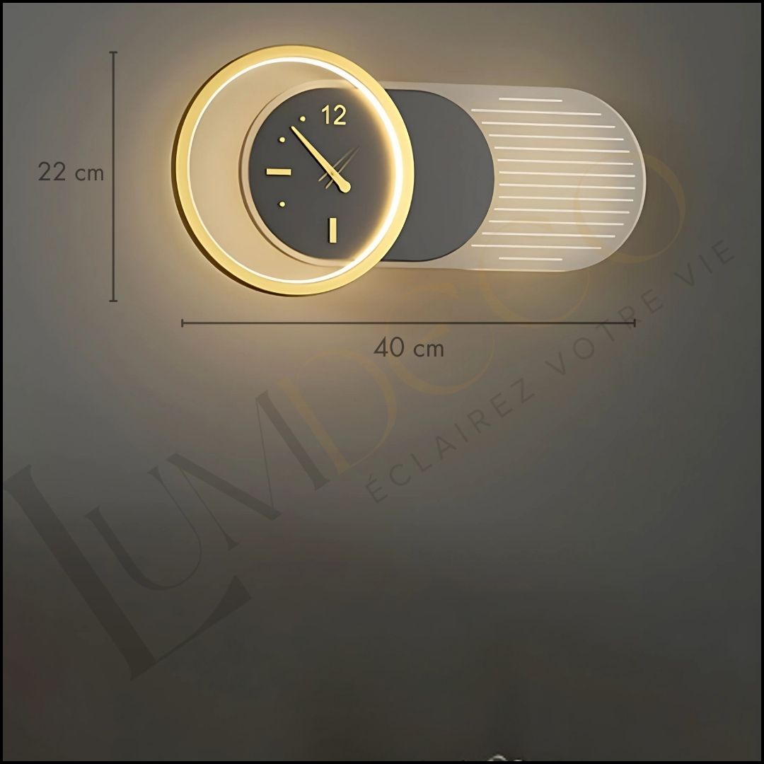 🕰️ Horloge Murale LED AURORA- CL009