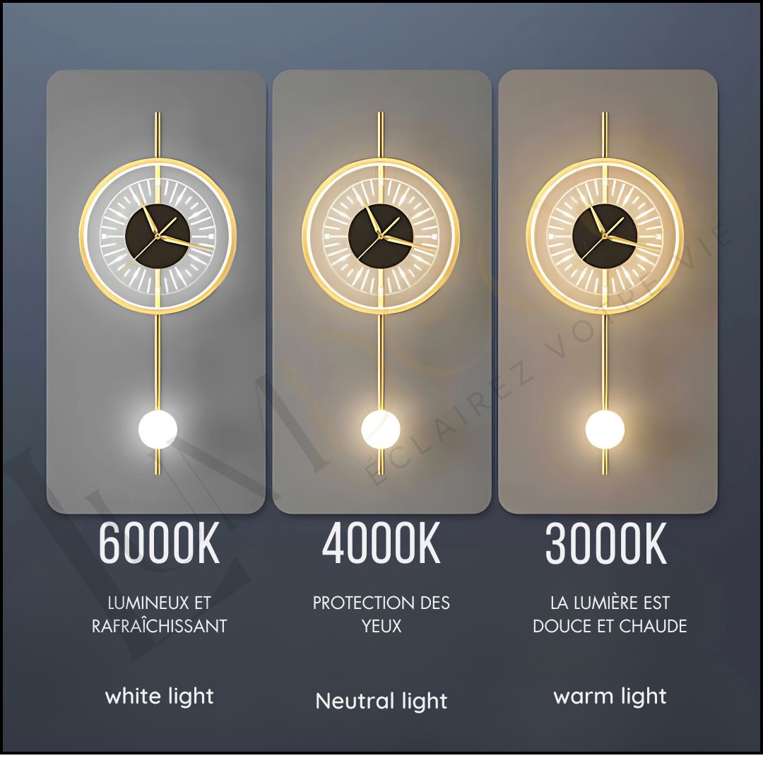 Horloge Murale LED PENDULUX- CL003