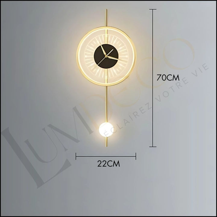Horloge Murale LED PENDULUX- CL003