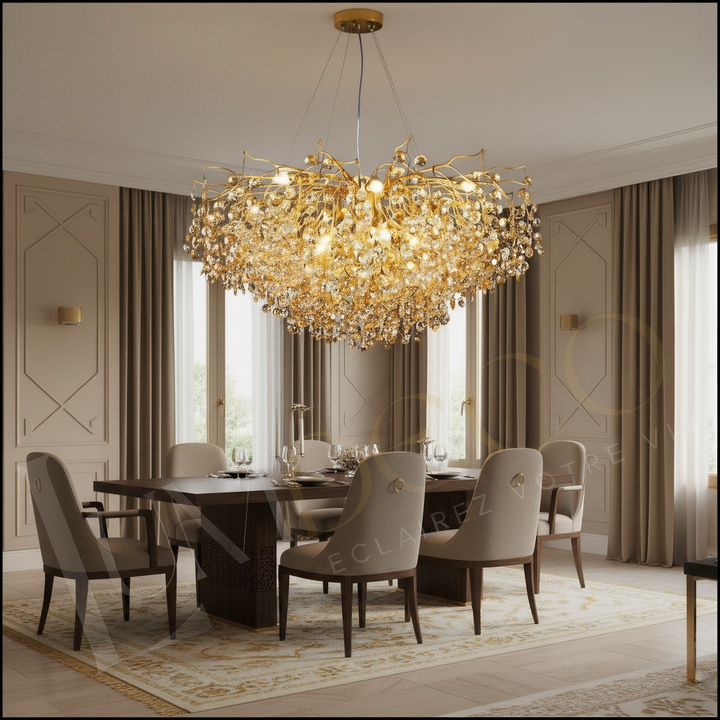 Lustre ASSALA CRYSTAL Rond -TR043