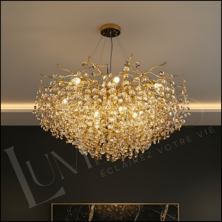 Lustre ASSALA CRYSTAL Rond -TR043