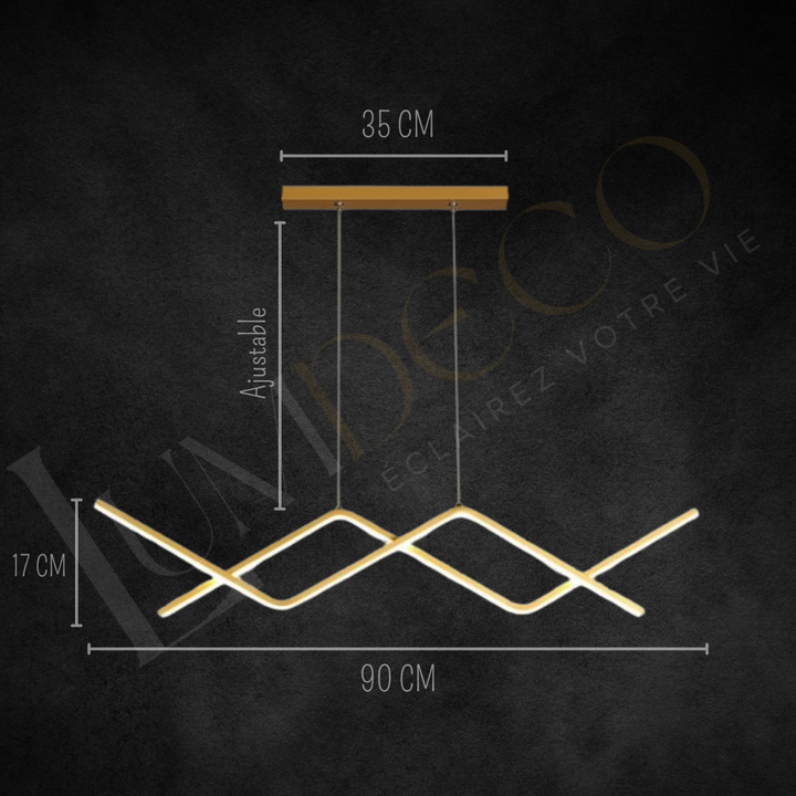 Suspension LED WAVE - SL122